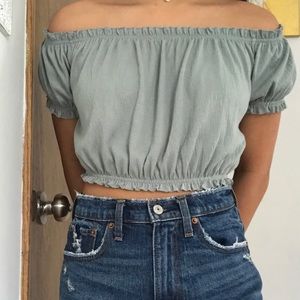 Green h&m top